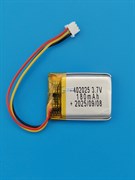 Аккумулятор 3.7v 180mAh 3pin 3 провода + разъем (фишка) коннектор 402025 Li-Pol универсальная аккумуляторная батарея 4x20x25