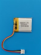 Аккумулятор 3.7v 300mAh 3pin 3 провода + разъем (фишка) коннектор 402530 Li-Pol универсальная аккумуляторная батарея 4x25x30