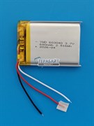 Аккумулятор универсальный литий полимерный li-pol 3.7v вольт 3pin 3 провода с платой + коннектор (разъем фишка) 180mAh 402025 размеры батареи 4x20x25