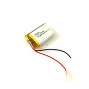 Аккумулятор универсальный литий полимерный li-pol 3.7v вольт 2pin 2 провода с платой подходит для компьютерной мыши Attack Shark X3 (совместимая батарея)