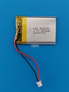 Аккумулятор универсальный литий полимерный li-pol 3.7v вольт 2pin 2 провода с платой + коннектор (разъем фишка) 220mAh 302535 032535 размеры батареи 3x25x35
