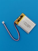 Аккумулятор универсальный литий полимерный li-pol 3.7v вольт 3pin 3 провода с платой + коннектор (разъем фишка) 220mAh 302535 032535 размеры батареи 3x25x35