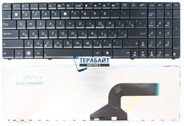 Клавиатура для ноутбука Asus K52dy черная без рамки