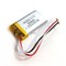 Аккумулятор 3.7v 350mAh 4x20x35 / 402035 / 35мм на 20мм на 4мм 3 провода 3pin + коннектор с фишкой 1.25 - фото 175096