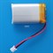 Аккумулятор 3.7v 1400mAh 2pin + разъем (фишка) коннектор 102540 Li-Pol универсальная аккумуляторная батарея 10x25x40 2 провода - фото 181135