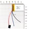 Аккумулятор 3.7v 450mAh 3pin 402540 Li-Pol универсальная аккумуляторная батарея 4x25x40 3 провода - фото 181168
