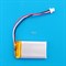 Аккумулятор 3.7v 350mAh 3pin + разъем (фишка) коннектор 402035 Li-Pol универсальная аккумуляторная батарея 4x20x35 3 провода - фото 184585