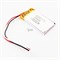 Аккумулятор 3.7v 350mAh 3pin + разъем (фишка) коннектор 402035 Li-Pol универсальная аккумуляторная батарея 4x20x35 3 провода - фото 184591