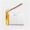 Аккумулятор 3.7v 1200mAh 3pin + разъем (фишка) коннектор 503450 Li-Pol универсальная аккумуляторная батарея 5x34x50 - фото 184797