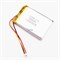 Аккумулятор 3.7v 1200mAh 3pin + разъем (фишка) коннектор 503450 Li-Pol универсальная аккумуляторная батарея 5x34x50 - фото 184802