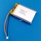 Аккумулятор 3.7v 1400mAh 3pin 3 провода + разъем (фишка) коннектор 703450 Li-Pol универсальная аккумуляторная батарея 7x34x50 - фото 184822