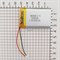 Аккумулятор 3.7v 1500mAh 3pin 3 провода + разъем (фишка) коннектор 803450 Li-Pol универсальная аккумуляторная батарея 8x34x50 - фото 184856