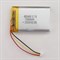 Аккумулятор 3.7v 1500mAh 3pin 3 провода + разъем (фишка) коннектор 803450 Li-Pol универсальная аккумуляторная батарея 8x34x50