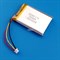 Аккумулятор 3.7v 1300mAh 3pin 3 провода + разъем (фишка) коннектор 603450 Li-Pol универсальная аккумуляторная батарея 6x34x50 - фото 184878