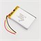 Аккумулятор 3.7v 1300mAh 3pin 3 провода + разъем (фишка) коннектор 603450 Li-Pol универсальная аккумуляторная батарея 6x34x50 - фото 184888
