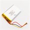 Аккумулятор 3.7v 1300mAh 3pin 3 провода + разъем (фишка) коннектор 603450 Li-Pol универсальная аккумуляторная батарея 6x34x50