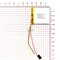 Аккумулятор 3.7v 750mAh 3pin 3 провода 504040 Li-Pol универсальная аккумуляторная батарея 5x40x40 - фото 185149