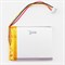 Аккумулятор 3.7v 1250mAh 3 pin 3 провода + разъем (фишка) коннектор 504050 Li-Pol универсальная аккумуляторная батарея 5x40x50 - фото 185227