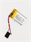 Аккумулятор 3.7v 200mAh 2 pin 2 провода 401728 Li-Pol универсальная аккумуляторная батарея 4x17x28 - фото 185569