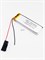 Аккумулятор 3.7v 700mAh 2 pin 2 провода 602060 Li-Pol универсальная аккумуляторная батарея 6x20x60 - фото 185682