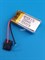 Аккумулятор 3.7v 200mAh 2 pin 2 провода 601525 Li-Pol универсальная аккумуляторная батарея 6x15x25 - фото 185706