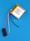 Аккумулятор 3.7v 430mAh 3 pin 3 провода 702525 Li-Pol универсальная аккумуляторная батарея 7x25x25 - фото 185758
