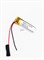 Аккумулятор 3.7v 110mAh 2 pin 2 провода 500830 Li-Pol универсальная аккумуляторная батарея 5x8x30 - фото 185833