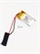 Аккумулятор 3.7v 70mAh 2 pin 2 провода 331223 Li-Pol универсальная аккумуляторная батарея 3.3x12x23 - фото 185860