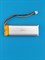 Аккумулятор 3.7v 700mAh 3 pin 3 провода + разъем (фишка) коннектор 602060 Li-Pol универсальная аккумуляторная батарея 6x20x60 - фото 185889