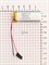 Аккумулятор 3.7v 1000mAh 2 pin 2 провода 102050 Li-Pol универсальная аккумуляторная батарея 10x20x50 - фото 187173