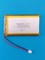Аккумулятор 3.7v 5000mAh 2 pin 2 провода + разъем фишка (коннектор) 105080 Li-Pol универсальная аккумуляторная батарея 10x50x80 - фото 187235