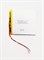Аккумулятор 3.7v 2400mAh 2 pin 2 провода 407175 Li-Pol универсальная аккумуляторная батарея 4x71х75 - фото 187588