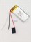 Аккумулятор 3.7v 450mAh 3 pin 3 провода 402040 Li-Pol универсальная аккумуляторная батарея 4x20x40 - фото 189887
