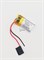 Аккумулятор 3.7v 125mAh 2 pin 2 провода 401224 Li-Pol универсальная аккумуляторная батарея 4x12x24 - фото 189995