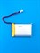 Аккумулятор 3.7v 1500mAh 2 pin 2 провода + разъем фишка (коннектор) 803448 Li-Pol универсальная аккумуляторная батарея 8x34х48 - фото 191138