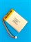 Аккумулятор 3.7v 1000mAh 3pin 3 провода + разъем (фишка) коннектор 403450 Li-Pol универсальная аккумуляторная батарея 4x34x50 - фото 192777