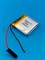 Аккумулятор 3.7v 750mAh 2pin 803030 Li-Pol универсальная аккумуляторная батарея 8x30x30 2 провода - фото 192890