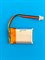Аккумулятор 3.7v 250mAh 3pin 3 провода + разъем (фишка) коннектор 552030 Li-Pol универсальная аккумуляторная батарея 5.5x20x30 - фото 192945