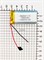 Аккумулятор 3.7v 1300mAh 2pin 2 провода 902550 Li-Pol универсальная аккумуляторная батарея 9x25х50 - фото 197051