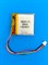 Аккумулятор 3.7v 650mAh 3pin 3 провода + разъем (фишка) коннектор 603030 Li-Pol универсальная аккумуляторная батарея 6x30x30 - фото 200236