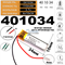 Аккумулятор 3.7v 250mAh 4x10x34 / 401035 / 34мм на 10мм на 4мм - фото 203071