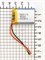 Аккумулятор 3.7v 600mAh 3pin 3 провода + разъем (фишка) коннектор 702535 Li-Pol универсальная аккумуляторная батарея 7x25x35 - фото 204534