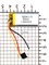 Аккумулятор 3.7v 400mAh 3pin 3 провода 502040 Li-Pol универсальная аккумуляторная батарея 5x20х40 - фото 205358