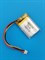 Аккумулятор 3.7v 370mAh 3pin 3 провода + разъем (фишка) коннектор 602033 Li-Pol универсальная аккумуляторная батарея 6x20x33 - фото 206143