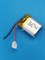Аккумулятор 3.7v 400mAh 2pin 2 провода 902025 Li-Pol универсальная аккумуляторная батарея 9x20х25 - фото 206244
