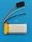 Аккумулятор 3.7v 600mAh 3pin 3 провода 702040 Li-Pol универсальная аккумуляторная батарея 7x20х40 - фото 206266