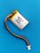 Аккумулятор 3.7v 300mAh 3pin 3 провода + разъем (фишка) коннектор 602030 Li-Pol универсальная аккумуляторная батарея 6x20x30 - фото 206909