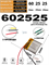 Аккумулятор 3.7v 400mAh 3 pin 3 провода 602525 Li-Pol универсальная аккумуляторная батарея 6x25x25