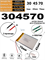 Аккумулятор 3.7v 1000mAh 2 pin 2 провода 304570 Li-Pol универсальная аккумуляторная батарея 3x45x70 - фото 207074