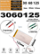 Аккумулятор 3.7v 3500mAh 2 pin 2 провода 3060125 Li-Pol универсальная аккумуляторная батарея 3x60x125